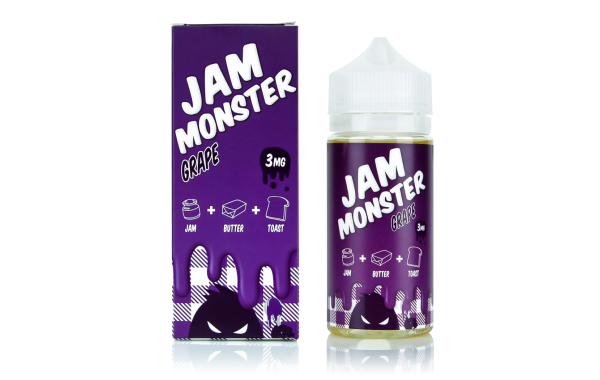 Grape 100ML 00mg - Jam Monster