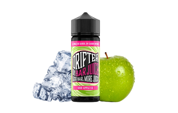 Sour Apple Ice 100ml 00mg-Juice Sauz Drifter